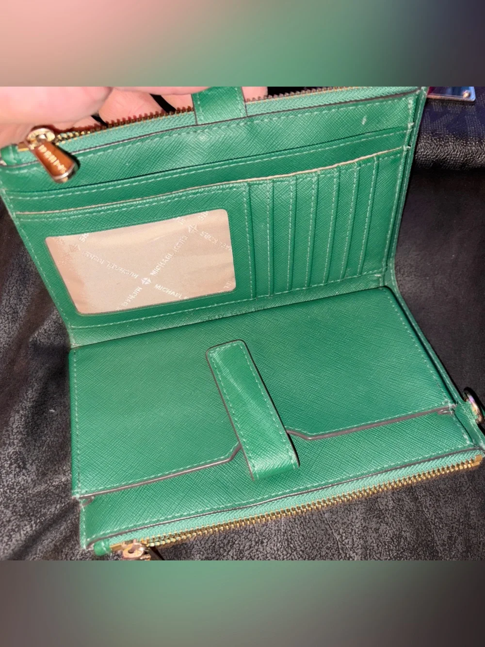 Michael Kors compact saffiano